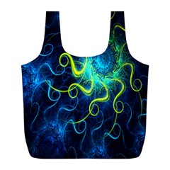 Electricsheep Mathematical Algorithm Displays Fractal Permutations Full Print Recycle Bags (l)  by Mariart