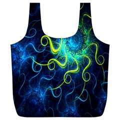 Electricsheep Mathematical Algorithm Displays Fractal Permutations Full Print Recycle Bags (l)  by Mariart