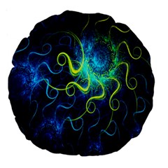 Electricsheep Mathematical Algorithm Displays Fractal Permutations Large 18  Premium Flano Round Cushions