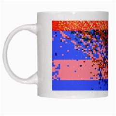 Glitchdrips Shadow Color Fire White Mugs by Mariart