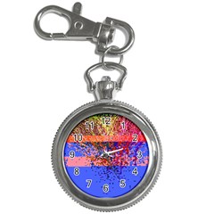 Glitchdrips Shadow Color Fire Key Chain Watches by Mariart