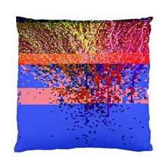 Glitchdrips Shadow Color Fire Standard Cushion Case (one Side) by Mariart