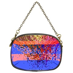 Glitchdrips Shadow Color Fire Chain Purses (two Sides)  by Mariart