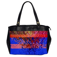 Glitchdrips Shadow Color Fire Office Handbags by Mariart