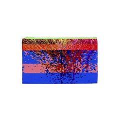 Glitchdrips Shadow Color Fire Cosmetic Bag (xs)