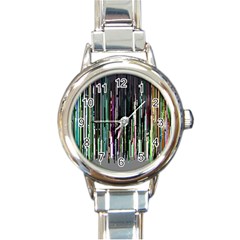 Heimbold Sign Random Shadow Line Vertical Light Round Italian Charm Watch