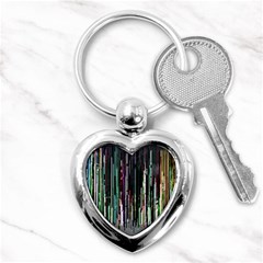 Heimbold Sign Random Shadow Line Vertical Light Key Chains (heart)  by Mariart