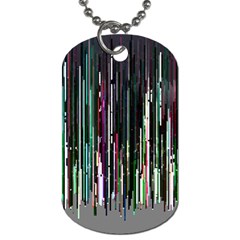 Heimbold Sign Random Shadow Line Vertical Light Dog Tag (one Side)