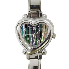 Heimbold Sign Random Shadow Line Vertical Light Heart Italian Charm Watch