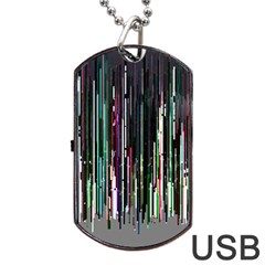 Heimbold Sign Random Shadow Line Vertical Light Dog Tag Usb Flash (one Side) by Mariart