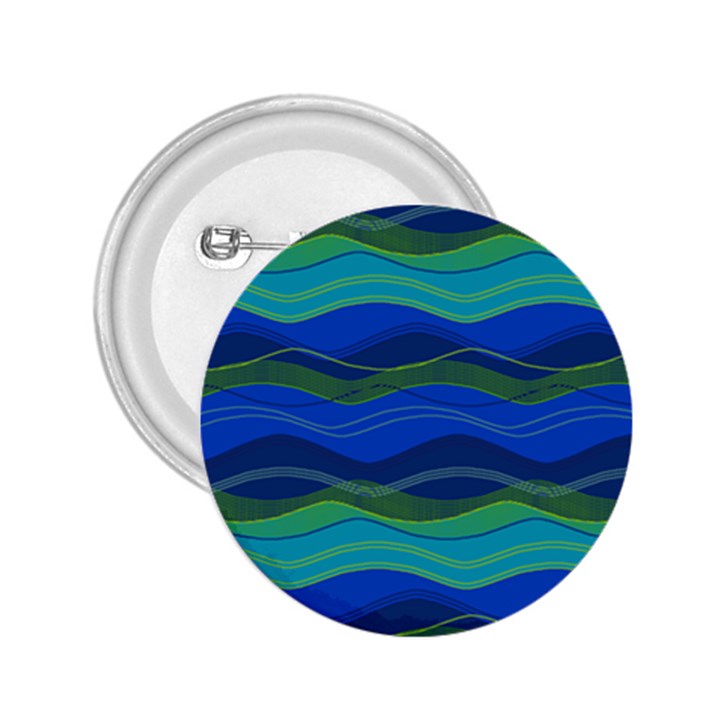 Geometric Line Wave Chevron Waves Novelty 2.25  Buttons