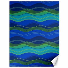 Geometric Line Wave Chevron Waves Novelty Canvas 36  X 48   by Mariart