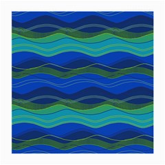 Geometric Line Wave Chevron Waves Novelty Medium Glasses Cloth (2-side)