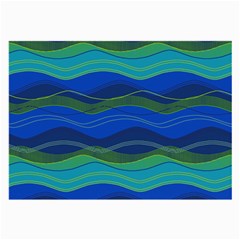 Geometric Line Wave Chevron Waves Novelty Large Glasses Cloth (2-side)