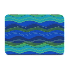 Geometric Line Wave Chevron Waves Novelty Plate Mats by Mariart