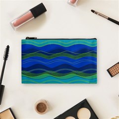 Geometric Line Wave Chevron Waves Novelty Cosmetic Bag (small)  by Mariart