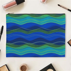 Geometric Line Wave Chevron Waves Novelty Cosmetic Bag (xl)