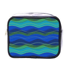 Geometric Line Wave Chevron Waves Novelty Mini Toiletries Bags