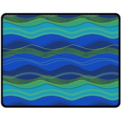 Geometric Line Wave Chevron Waves Novelty Fleece Blanket (medium) 