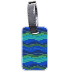 Geometric Line Wave Chevron Waves Novelty Luggage Tags (two Sides) by Mariart