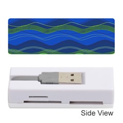 Geometric Line Wave Chevron Waves Novelty Memory Card Reader (stick)  by Mariart