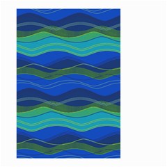 Geometric Line Wave Chevron Waves Novelty Small Garden Flag (two Sides) by Mariart