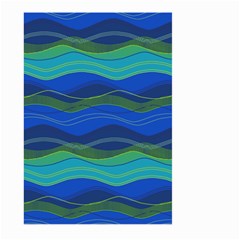 Geometric Line Wave Chevron Waves Novelty Large Garden Flag (two Sides) by Mariart