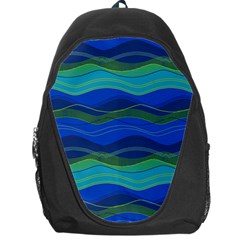 Geometric Line Wave Chevron Waves Novelty Backpack Bag by Mariart