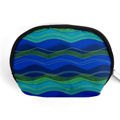 Geometric Line Wave Chevron Waves Novelty Accessory Pouches (medium)  by Mariart