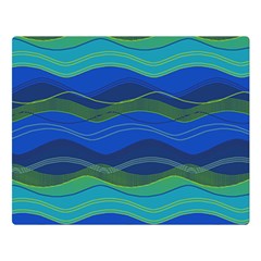 Geometric Line Wave Chevron Waves Novelty Double Sided Flano Blanket (large)  by Mariart