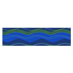 Geometric Line Wave Chevron Waves Novelty Satin Scarf (oblong)