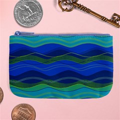 Geometric Line Wave Chevron Waves Novelty Large Coin Purse by Mariart