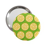 Lime Orange Yellow Green Fruit 2.25  Handbag Mirrors Front