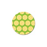 Lime Orange Yellow Green Fruit Golf Ball Marker Front