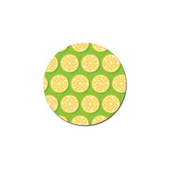 Lime Orange Yellow Green Fruit Golf Ball Marker (4 Pack)