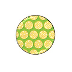 Lime Orange Yellow Green Fruit Hat Clip Ball Marker by Mariart