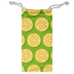 Lime Orange Yellow Green Fruit Jewelry Bag by Mariart