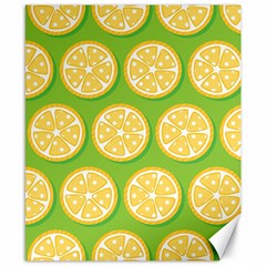 Lime Orange Yellow Green Fruit Canvas 8  X 10  by Mariart