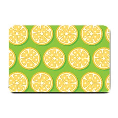 Lime Orange Yellow Green Fruit Small Doormat  by Mariart