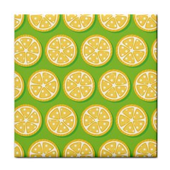 Lime Orange Yellow Green Fruit Face Towel by Mariart