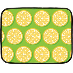 Lime Orange Yellow Green Fruit Fleece Blanket (mini) by Mariart