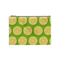 Lime Orange Yellow Green Fruit Cosmetic Bag (medium) 