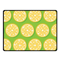 Lime Orange Yellow Green Fruit Fleece Blanket (small) by Mariart