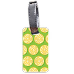 Lime Orange Yellow Green Fruit Luggage Tags (two Sides)