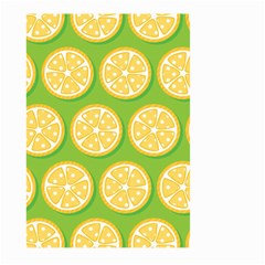 Lime Orange Yellow Green Fruit Large Garden Flag (two Sides) by Mariart