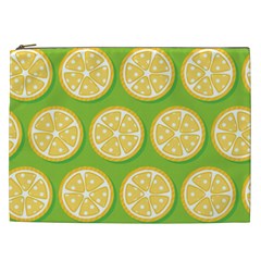 Lime Orange Yellow Green Fruit Cosmetic Bag (xxl)  by Mariart