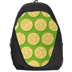 Lime Orange Yellow Green Fruit Backpack Bag by Mariart