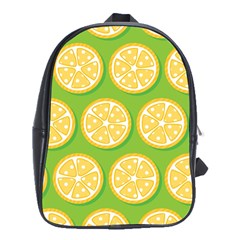 Lime Orange Yellow Green Fruit School Bags (xl) 