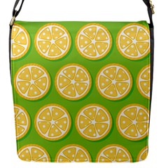 Lime Orange Yellow Green Fruit Flap Messenger Bag (s) by Mariart