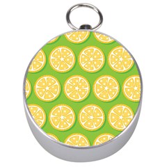 Lime Orange Yellow Green Fruit Silver Compasses by Mariart